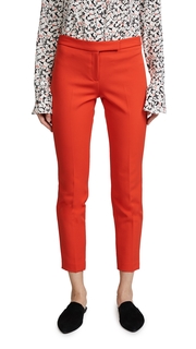 Milly Stretch Crepe Cigarette Pants