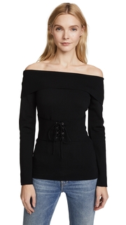 MINKPINK Hold Tight Corset Knit Top