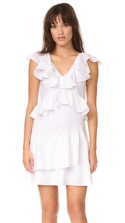 MLM LABEL Charm Poplin Ruffle Dress