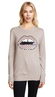 Markus Lupfer Sequin Heart Lara Lip Natalie Sweater
