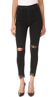 MOTHER The Swooner Dagger Ankle Fray Jeans