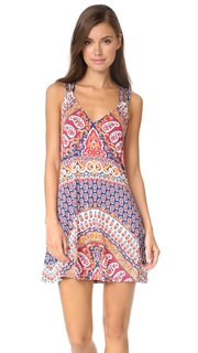 Nanette Lepore Super Fly Paisley Cover Short Dress