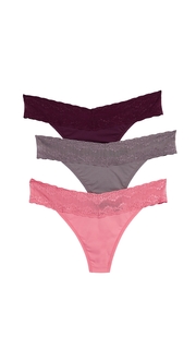Natori Bliss Perfection Thong 3 Pack