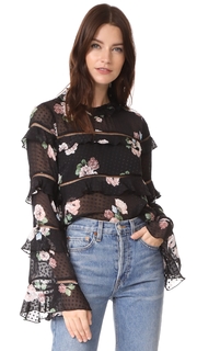 Nicholas Rose Ruffle Insert Blouse