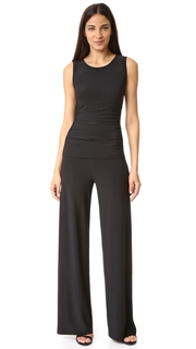 Norma Kamali Kamali Kulture Shirred Waist Jumpsuit