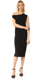 Norma Kamali Drop Shoulder Dress