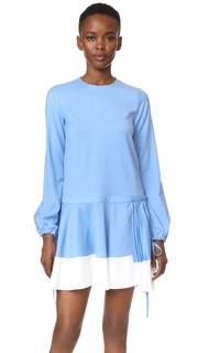 No. 21 Shift Dress with Contrast Hem