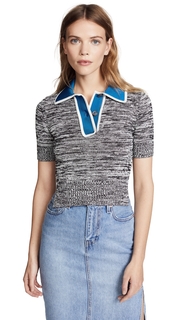 No. 21 Collared Knitwear Top