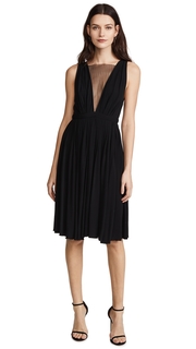 No. 21 V Neck Mesh Dress