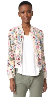 Needle &amp; Thread Flower Foilage Bomber Jacket