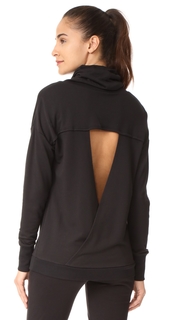 Onzie Tulip Back Cowl Neck Sweatshirt