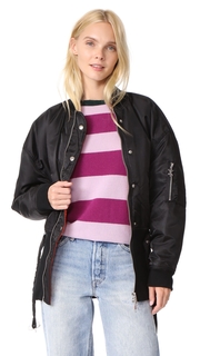 Opening Ceremony Belted Bomber Jacket
