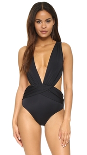 OYE Swimwear Elvira Daring Deep V One Piece