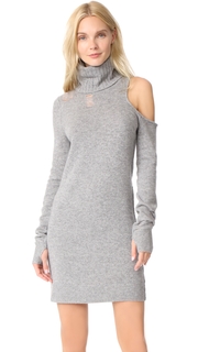 Pam &amp; Gela Turtleneck Cutout Sweater Dress