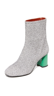 3.1 Phillip Lim Drum Contrast Heel Booties