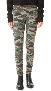 Plush Fleece Lined Camo Print Leggings