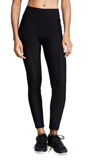 Plush Fleece Lined Athletic Gigi Mesh Leggings