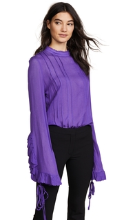 Preen By Thornton Bregazzi Preen Line Alexia Pleated Blouse