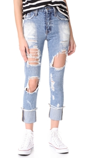 PRPS Amx High Waist Boyfriend Jeans