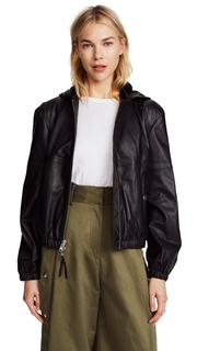 Public School Kris Leather Hoodie