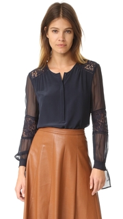 Rebecca Taylor Sarah Silk Top