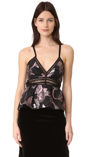 Rebecca Taylor Ella Metallic Blouse