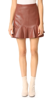 Rebecca Taylor Vegan Leather Skirt