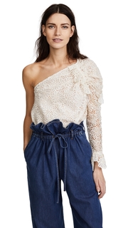 Rebecca Taylor Malorie One Shoulder Top