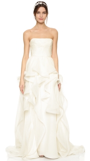 Reem Acra Lilac Gown