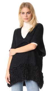 Rebecca Minkoff Knit Poncho with Loops