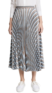 Rossella Jardini Striped Midi Skirt