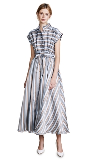 Rossella Jardini Striped Midi Dress