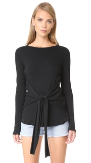 Rachel Pally Pique Tie Front Top