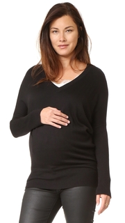 Rosie Pope V Neck Maternity Sweater