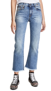 R13 Bowie High Rise Straight Jeans