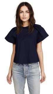 Sea Puff Sleeve Top