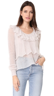 See by Chloe Ruffle Neck Pullover