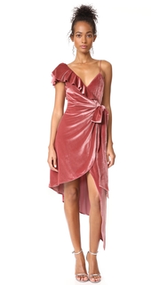 Self Portrait Devore Wrap Dress