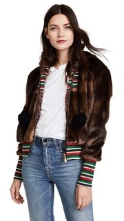 Stella Jean Faux Fur Jacket