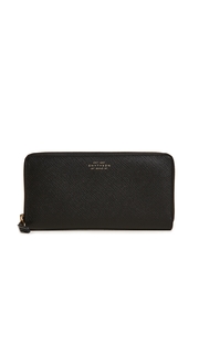 Smythson Panama Zip Around Wallet