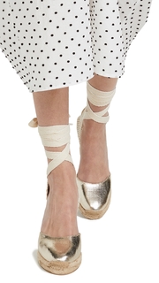 Soludos Metallic Tall Wedges