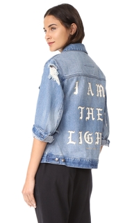 Spiritual Gangster I Am the Light Denim Jacket