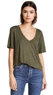 Splendid Cotton Modal Slub V Tee