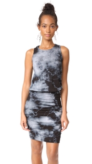 SUNDRY Tie Dye Sleeveless Dress