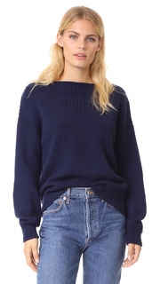 TSE Cashmere x Claudia Schiffer Long Sleeve Pullover