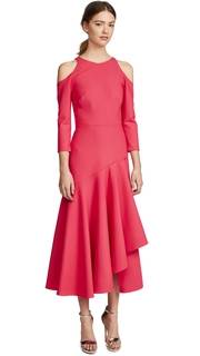 Temperley London Mercury Plain Ruffle Dress