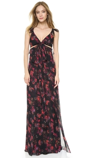 Thakoon Knotted Gown with Cutouts
