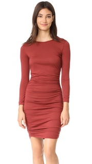 Theory Ruched Mini Dress