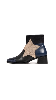 Hilfiger Collection Patchwork Star Ankle Booties