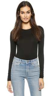 Three Dots Long Sleeve Bodysuit